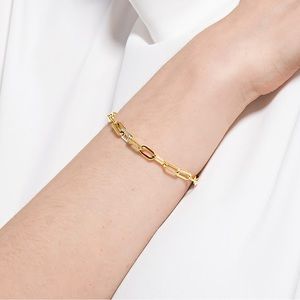 Swarovski Paperclip Bracelet